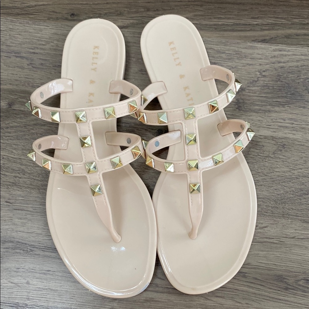 Jelly beige sandals